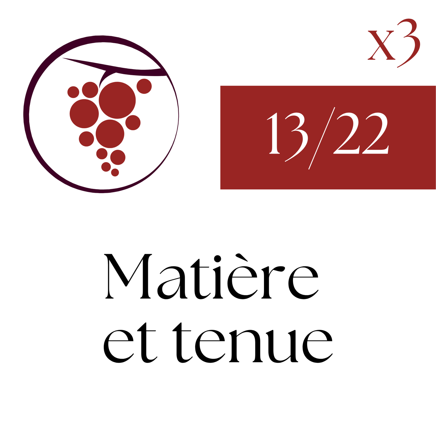 Matière et tenue 2013-2022