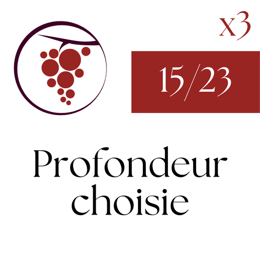 Profondeur choisie 2015-2023