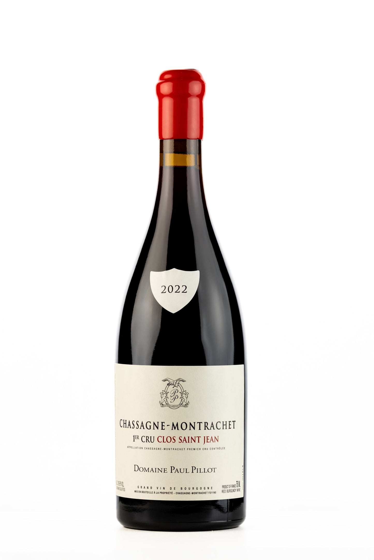 Chassagne-Montrachet Premier Cru Clos Saint Jean Rouge, Paul Pillot, 2022