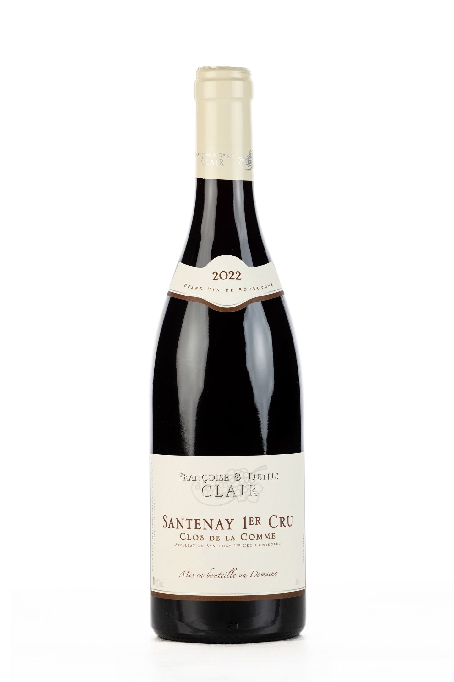 Santenay Clos de la Comme Rouge, Françoise & Denis Clair, 2022