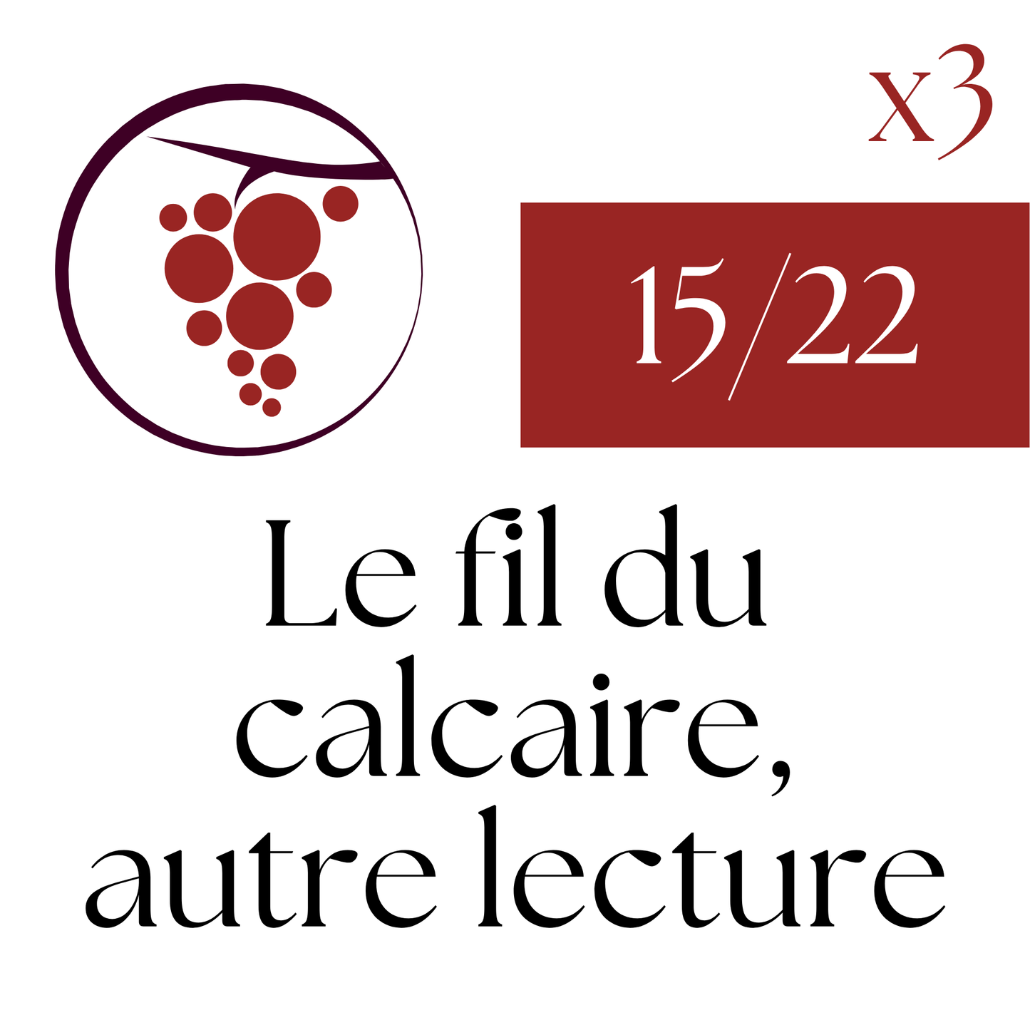 Le fil du calcaire, autre lecture 2015-2022