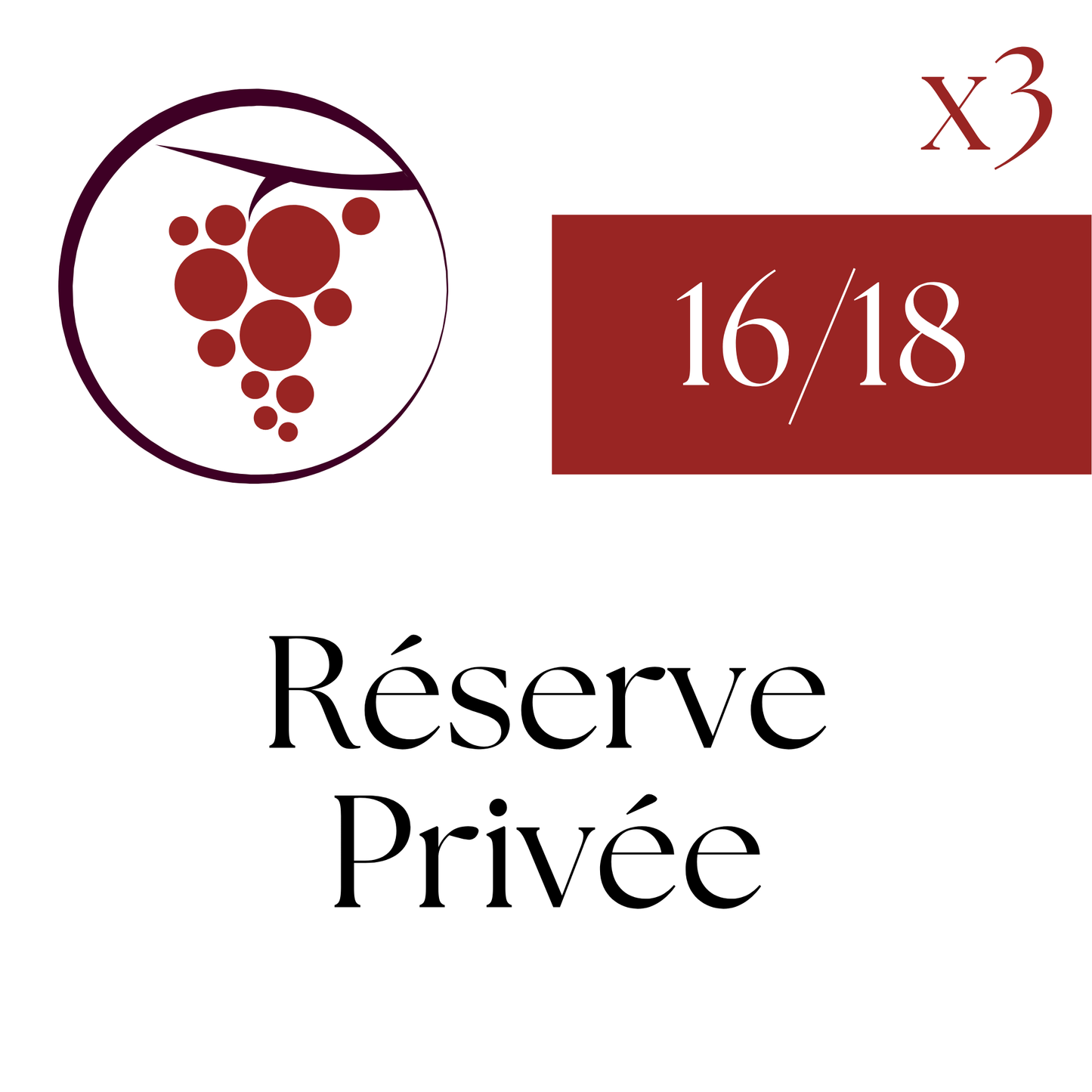 Réserve Privée 2016-2018